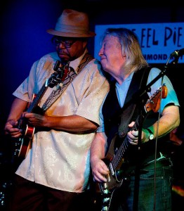 Larry Garner with Norman Beaker - Eel Pie Club 2014